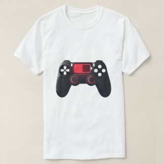 Låg batterinivå gamer – Minimalistisk spelikon-des T Shirt