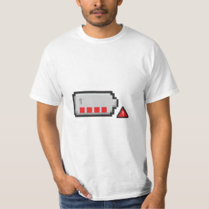Låg batteritest t shirt