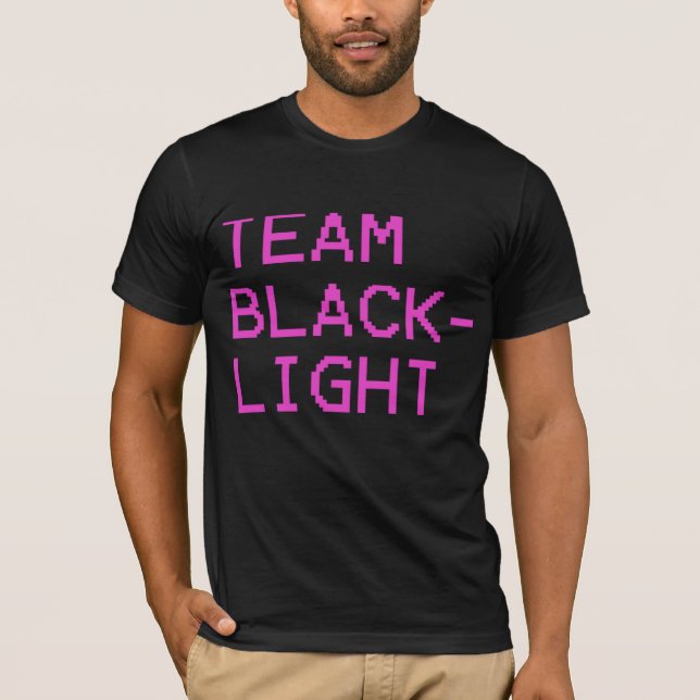 Lag Blacklight (shock rosalogotypen) Tee (Framsida)