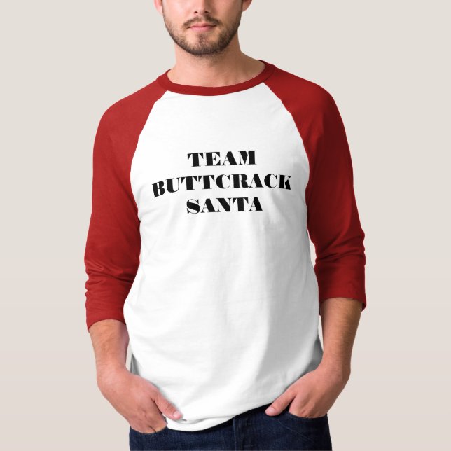LAG BUTTCRACK SANTA TEE (Framsida)