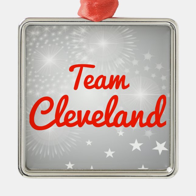 Lag Cleveland Julgransprydnad Metall (Framsidan)