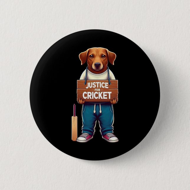 Lag Cricket  Knapp (Framsida)