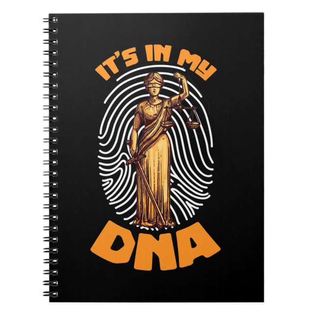 Lag det är i advokat-DNA Anteckningsbok (Framsidan)