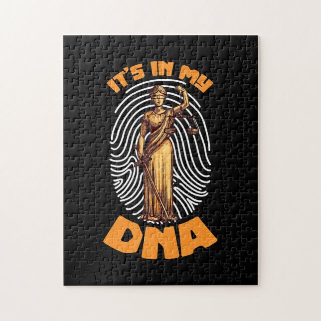 Lag det är i advokat-DNA Pussel (Vertikal)