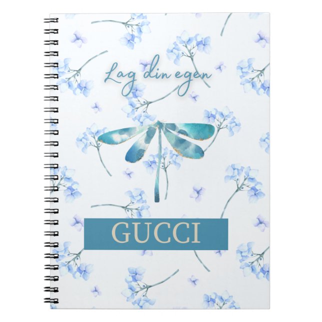 Lag din egen Gucci: Spiral Journal Anteckningsbok  (Framsidan)
