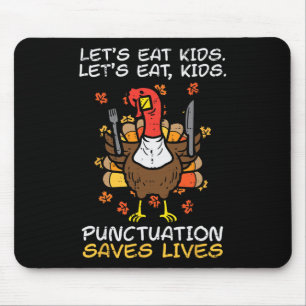 Lag Eat Kids Pu, Lag Thanksgiving Lärare Turkiet Musmatta