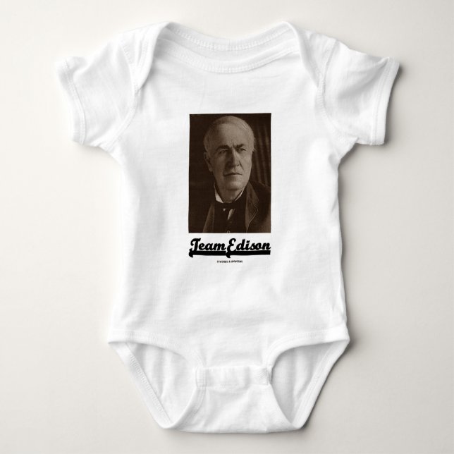 Lag Edison (Thomas Alva Edison) Tee (Framsida)