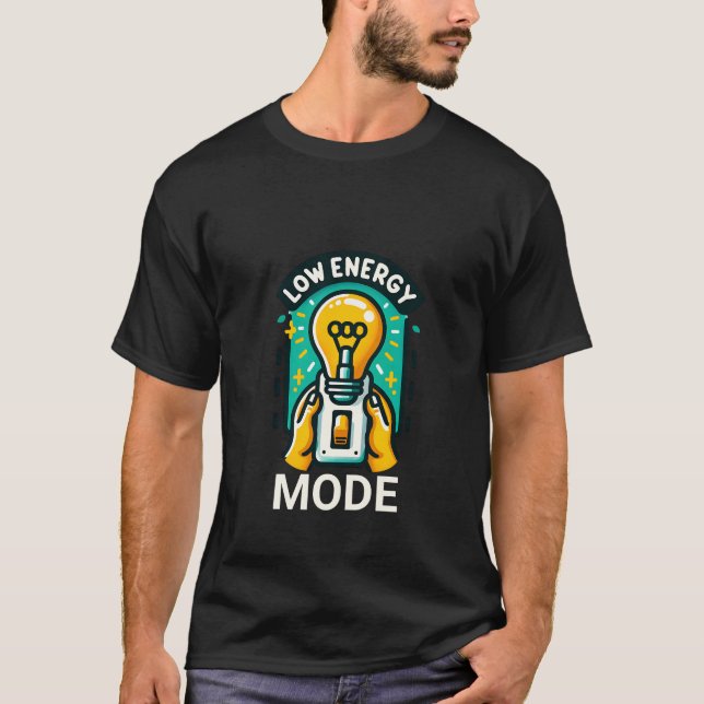 Låg energiförbrukning t shirt (Framsida)