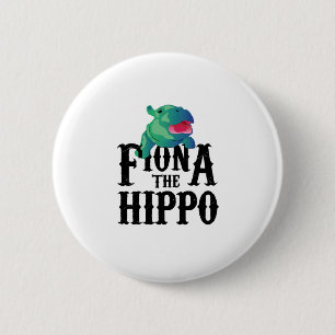 Lag Fiona flodhästkärleken Hippopotamuss Knapp