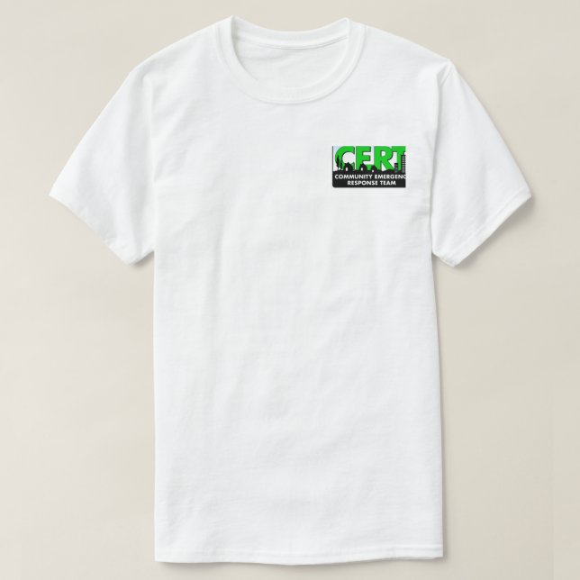 Lag för nöd- svar för CERT-gemenskap T-shirt (Design framsida)