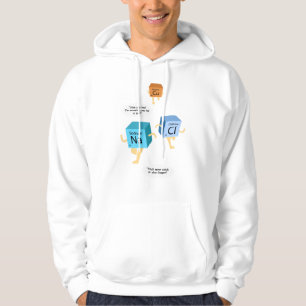Lag för nukleär kemi Periodic Bord Scientists Hoodie