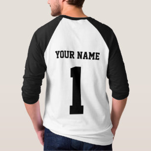 Lag för personligBaseball-stil familj, manar T Shirt