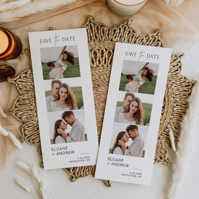 LÅG FOTORASTNING-minimalistisk Spara datum 4x9 (Skapare uppladdad)