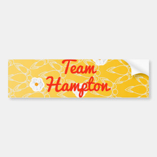 Lag Hampton Bildekal