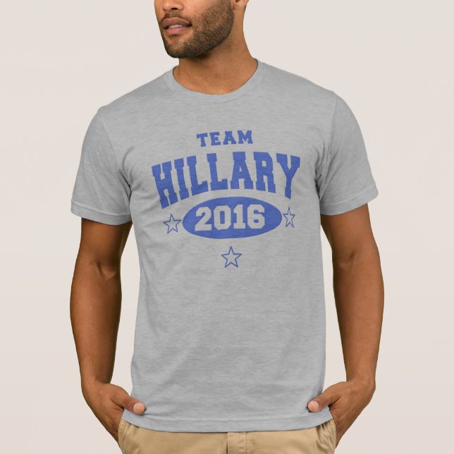 Lag Hillary 2016 Tee Shirt (Framsida)