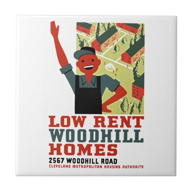 Låg hyra kakelplatta (Framsidan)