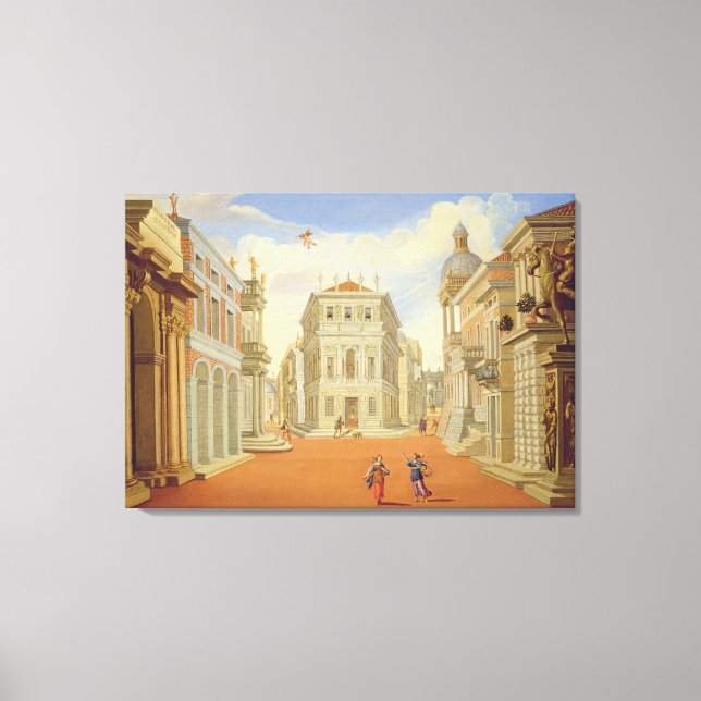 Lag II, scener I och VIII Canvastryck (Framsida)