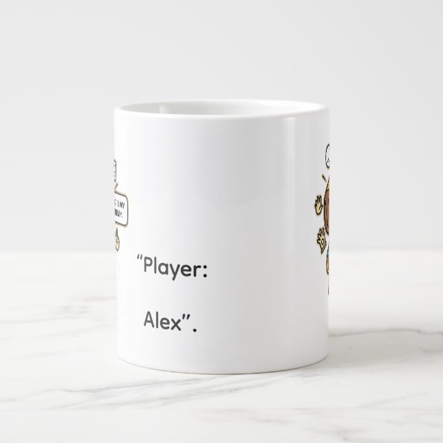Lag Is My Enemy Coffee Mug – Custom Gamer Gift Jumbo Mugg (Framsidan)