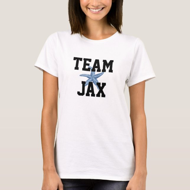 Lag Jax/eunuckcitationsteckenutslagsplats Tee (Framsida)