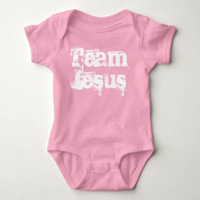 Lag Jesus Onsie T Shirt (Framsida)