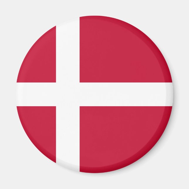 Låg kostnad! Danmark Flagga Magnet (Framsidan)