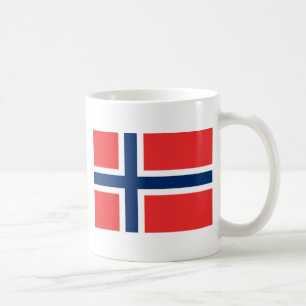 Låg kostnad! Flagga för norge Kaffemugg