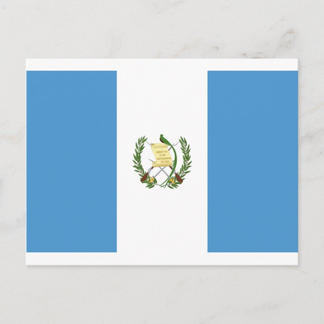 Låg kostnad! Guatemala Flagga Vykort (Framsida)