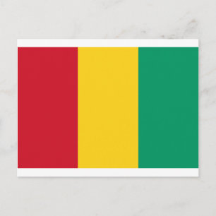 Låg kostnad! Guinea Flagga Vykort