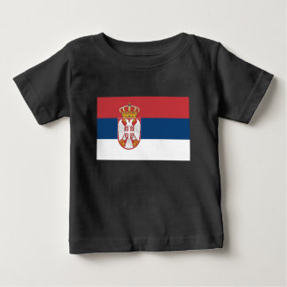 Låg kostnad! Serbiska Flagga Tee Shirt