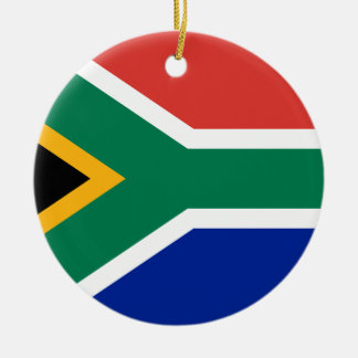 Låg kostnad! Sydlig Afrika Flagga Julgransprydnad Keramik