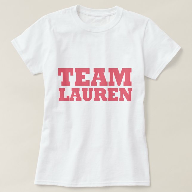 Lag Lauren Tee Shirt (Design framsida)