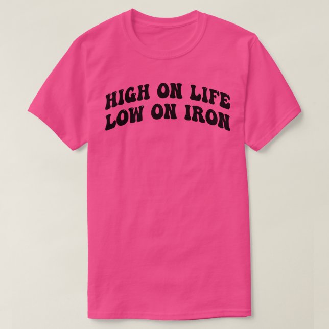 låg livslängd vid järn 1 t shirt (Design framsida)