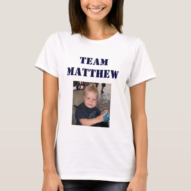 Lag Matthew - kvinnlig vuxen T Shirt (Framsida)