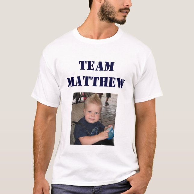 Lag Matthew - vuxen manlig T Shirt (Framsida)