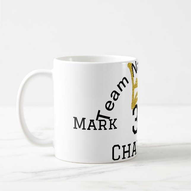 lag namn lägg till spelare namn date sport manar kaffemugg (Vänster)