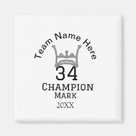 lag namn lägg till spelare namn date sport manar magnet