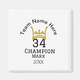 lag namn lägg till spelare namn date sport manar magnet