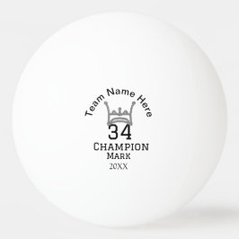 lag namn lägg till spelare namn date sport manar pingisboll