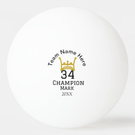 lag namn lägg till spelare namn date sport manar pingisboll