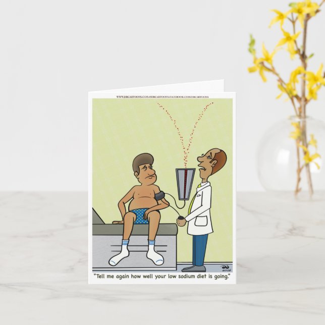 Låg natriumhalt kort (Gul blomma)