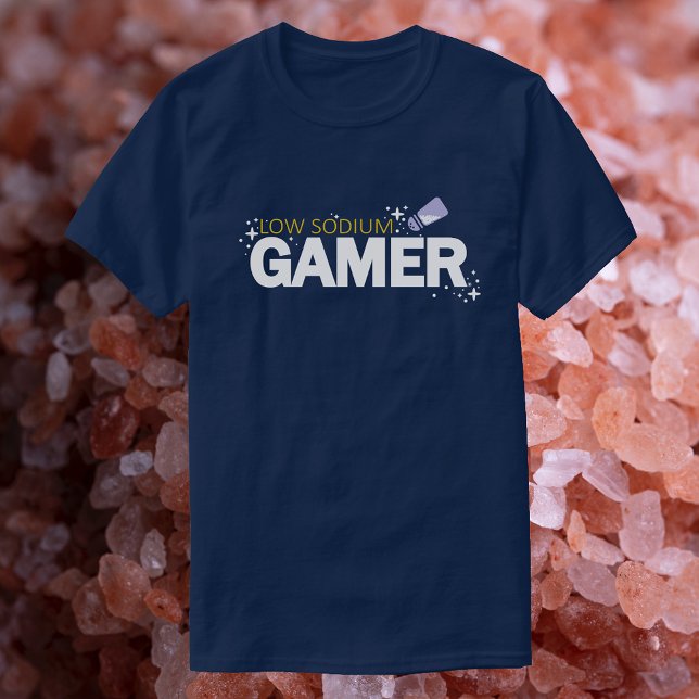 Låg Natriumspelsspelare - Lönsam videospelstypogra T Shirt (Skapare uppladdad)
