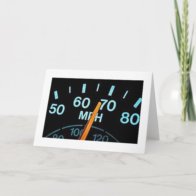 LÅG NED/ÅTERGÅ BIRTHDAY (FÖR FAST DRIVRUTINER) KORT (Framsida)