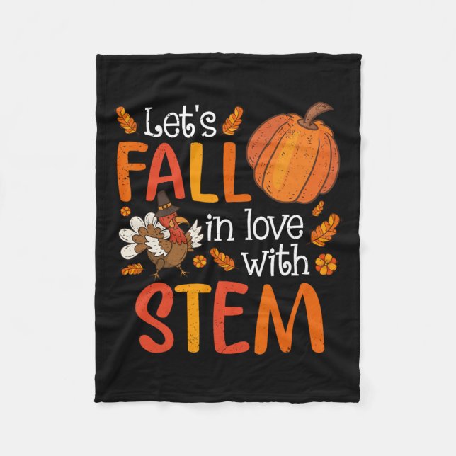 Låg ner i Kärlek med Stem Lacher Thanksgiving Fleecefilt (Framsidan)