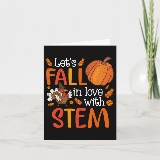 Låg ner i Kärlek med Stem Lacher Thanksgiving Kort (Framsida)