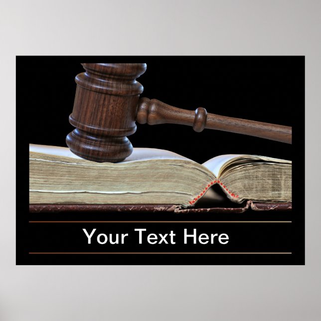 Lag och domstols Poster (Framsidan)