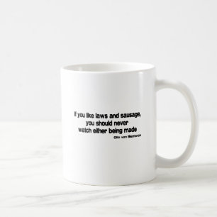 Lag- och korvcitationstecken kaffemugg