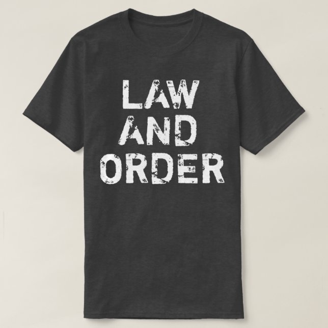 Lag och ordning t shirt (Design framsida)