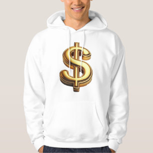Lag om Attraktion Guld-dollartecken Hoodie