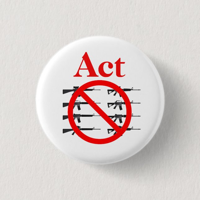Lag om Gun Control Knapp (Framsida)