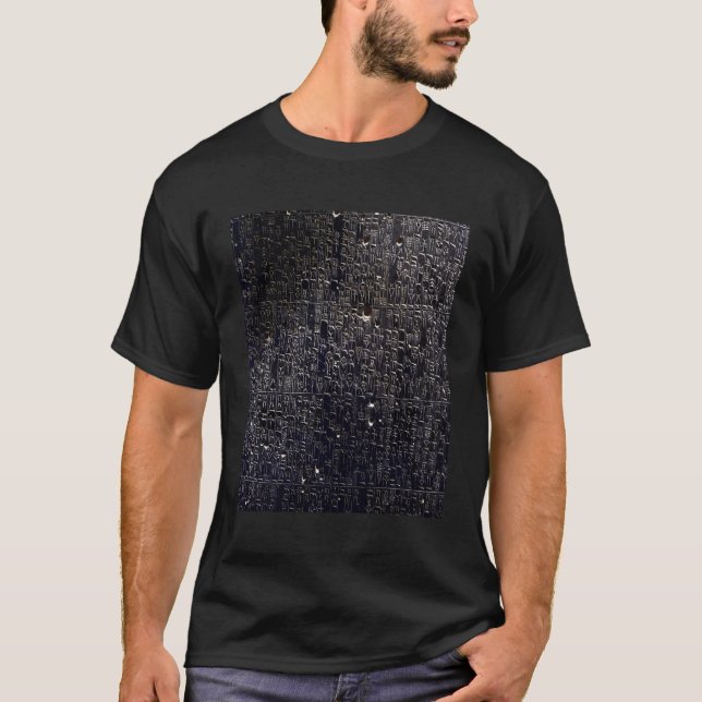 Lag om Hammurabi Babylon Mesopotamia Law Hi T Shirt (Framsida)